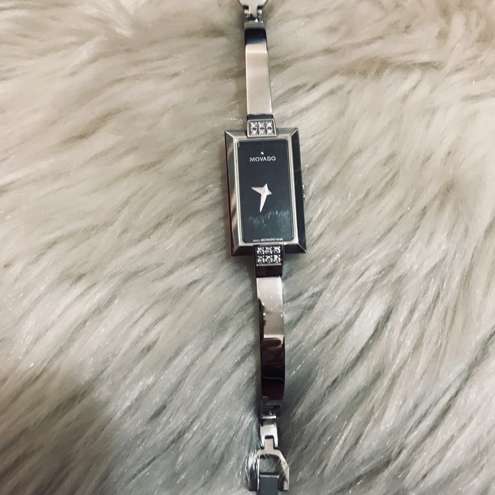 NWT.  Movado Ladies’ DressWatch with Diamonds